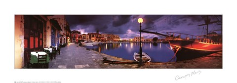 Framed Evening in Greece Print