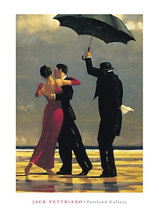 Framed Singing Butler, c.1992 Print