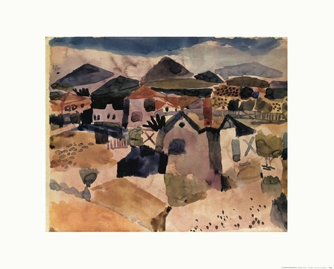 Framed View of Saint Germain Print