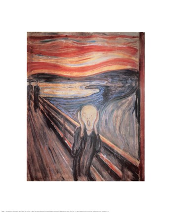 Framed Scream Print