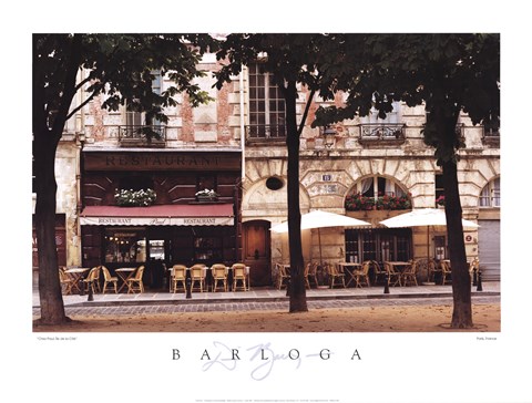 Framed Chez Paul Print