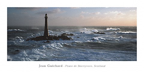 Framed Phare de Skerryvore, Scotland I Print