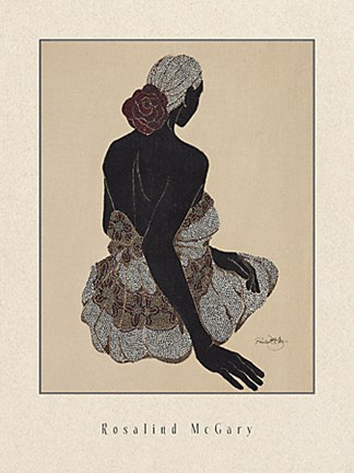 Framed Red Rose I Print