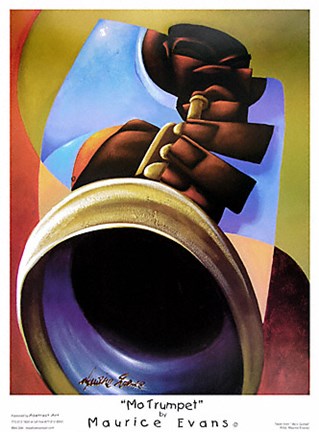 Framed Mo&#39; Trumpet Print
