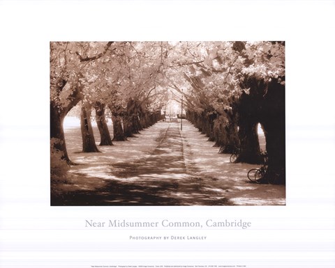 Framed Near Midsummer Common, Cambridge Print