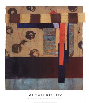 Framed Elemental Connections I Print