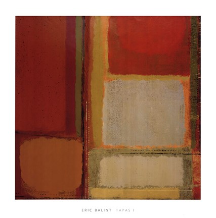 Framed Tapas I Print