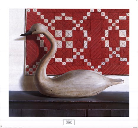 Framed Mute Swan Print