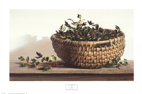 Framed Holly Print