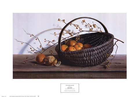 Framed Oranges Print