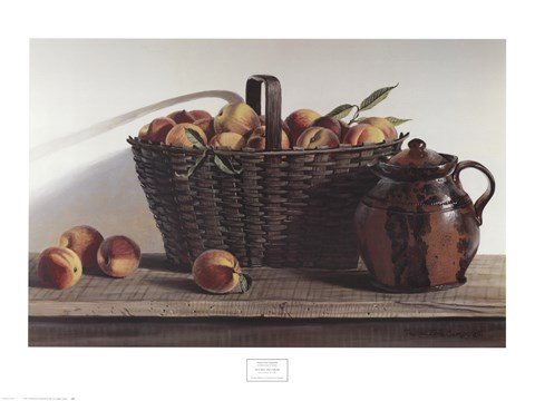 Framed Peaches and Cream Print