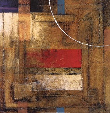 Framed Prosperous III Print