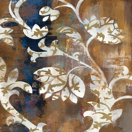 Framed Moonlight Magnolia Silhouette II Print