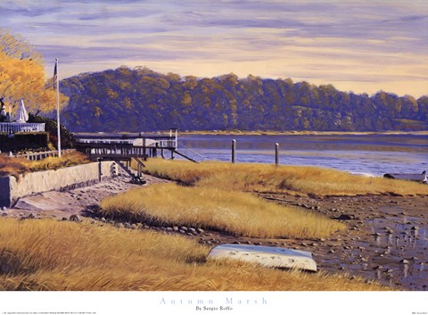 Framed Autumn Marsh Print