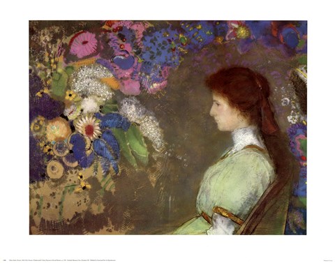 Framed Mlle Violette Print