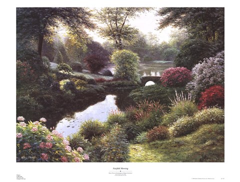 Framed Fairfield Morning Print