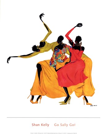 Framed Go Sally Go! Print