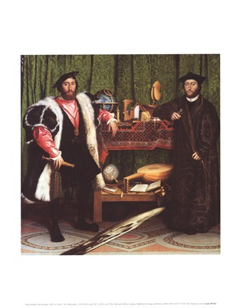 Framed 'The Ambassadors' Print