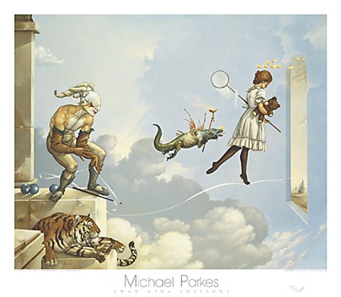 Desert Dream Fine Art Print by Michael Parkes at FulcrumGallery.com