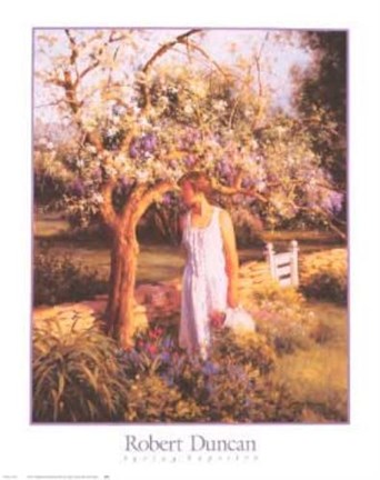 Framed Spring Tapestry Print