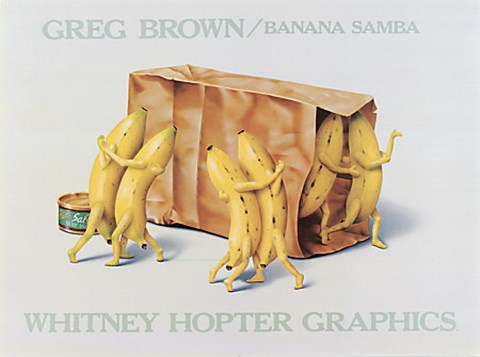 Framed Banana Samba Print