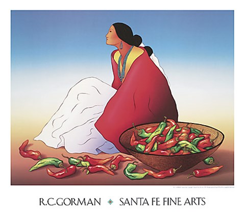 Framed Navajo Chilies Print