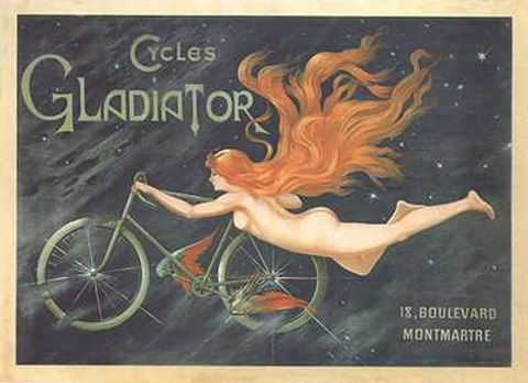 Framed Cycles Gladiator Print
