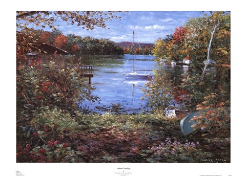 Framed Adam's Landing Print