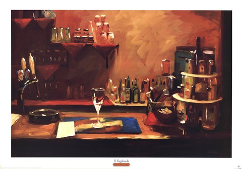 Framed Il Vagabondo Print