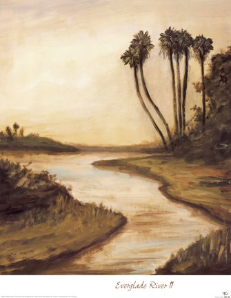Framed Everglade River II Print