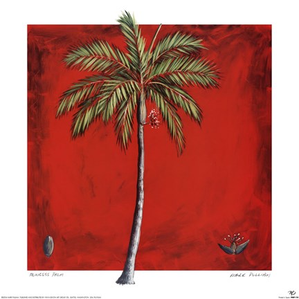 Framed Princess Palm Print