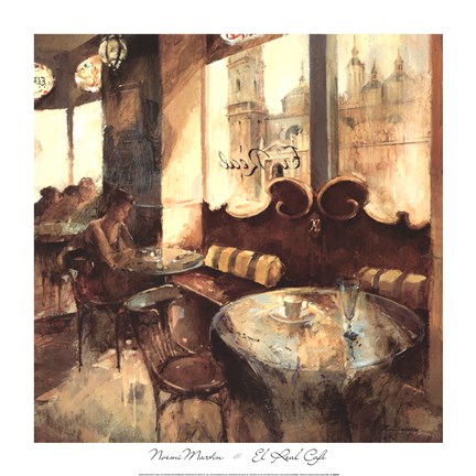 Framed El Real Cafe Print