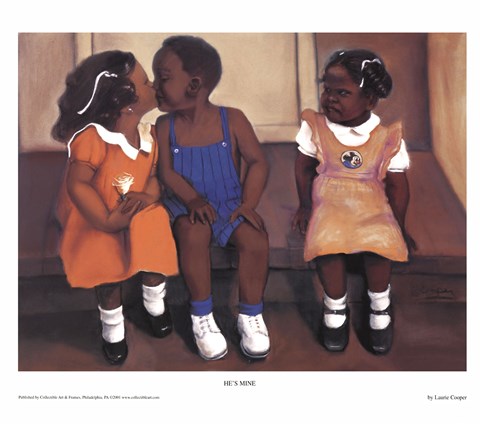 Framed He's Mine Print