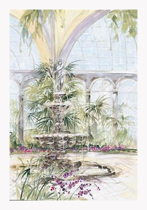 Framed Crystal Pavilion I Print