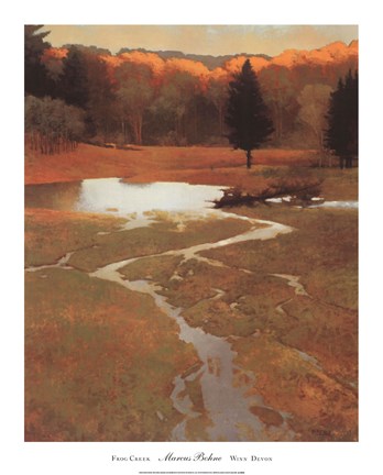 Framed Frog Creek Print