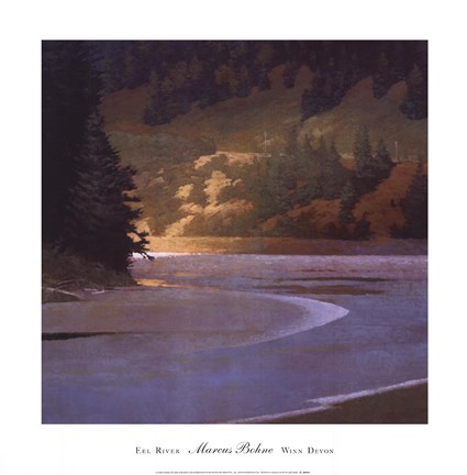 Framed Eel River Print