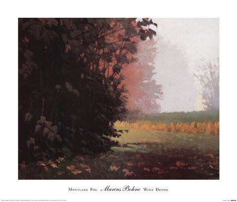 Framed Montlake Fog Print