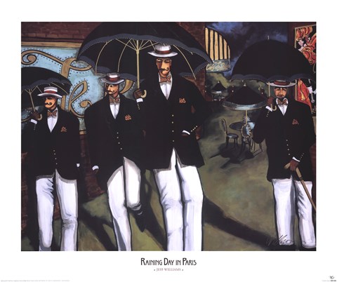 Framed Raining Day in Paris Print