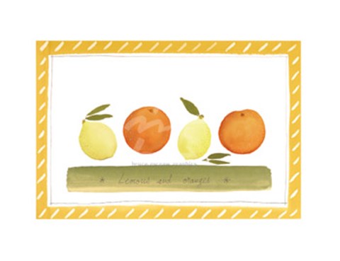 Framed Lemons and Oranges Print