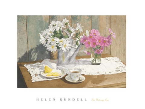 Framed Tin Watering Can Print