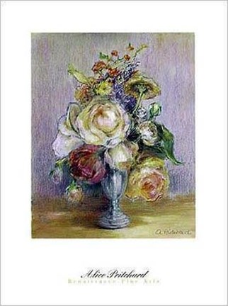 Framed Rose Panache Print