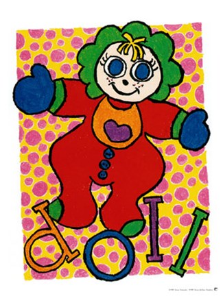 Framed Doll Print
