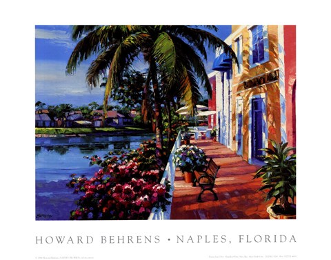 Framed Naples, Florida Print