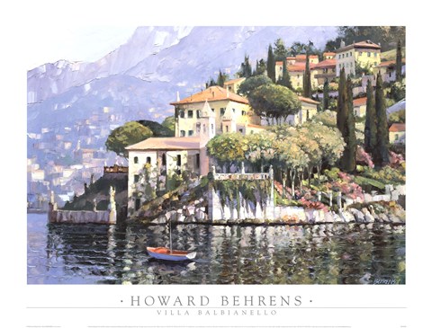 Framed Villa Balbianello Print