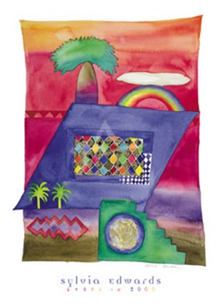 Framed Steps to 2000 Print