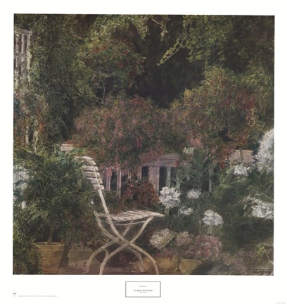 Framed Du Milieu des Fleurs Print