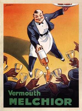 Framed Vermouth Melchior, 1930 Ca Print