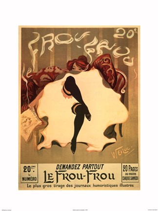 Framed Le Frou-Frou, c.1900 Print