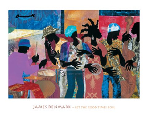 Framed Let The Good Times Roll Print