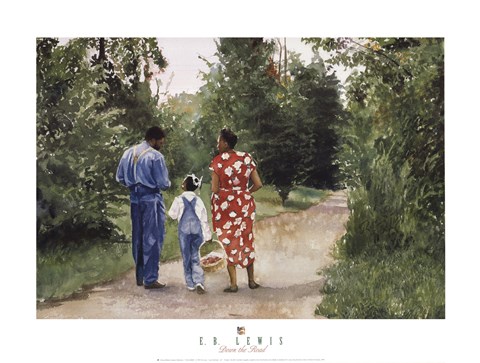 Framed Down the Road Print